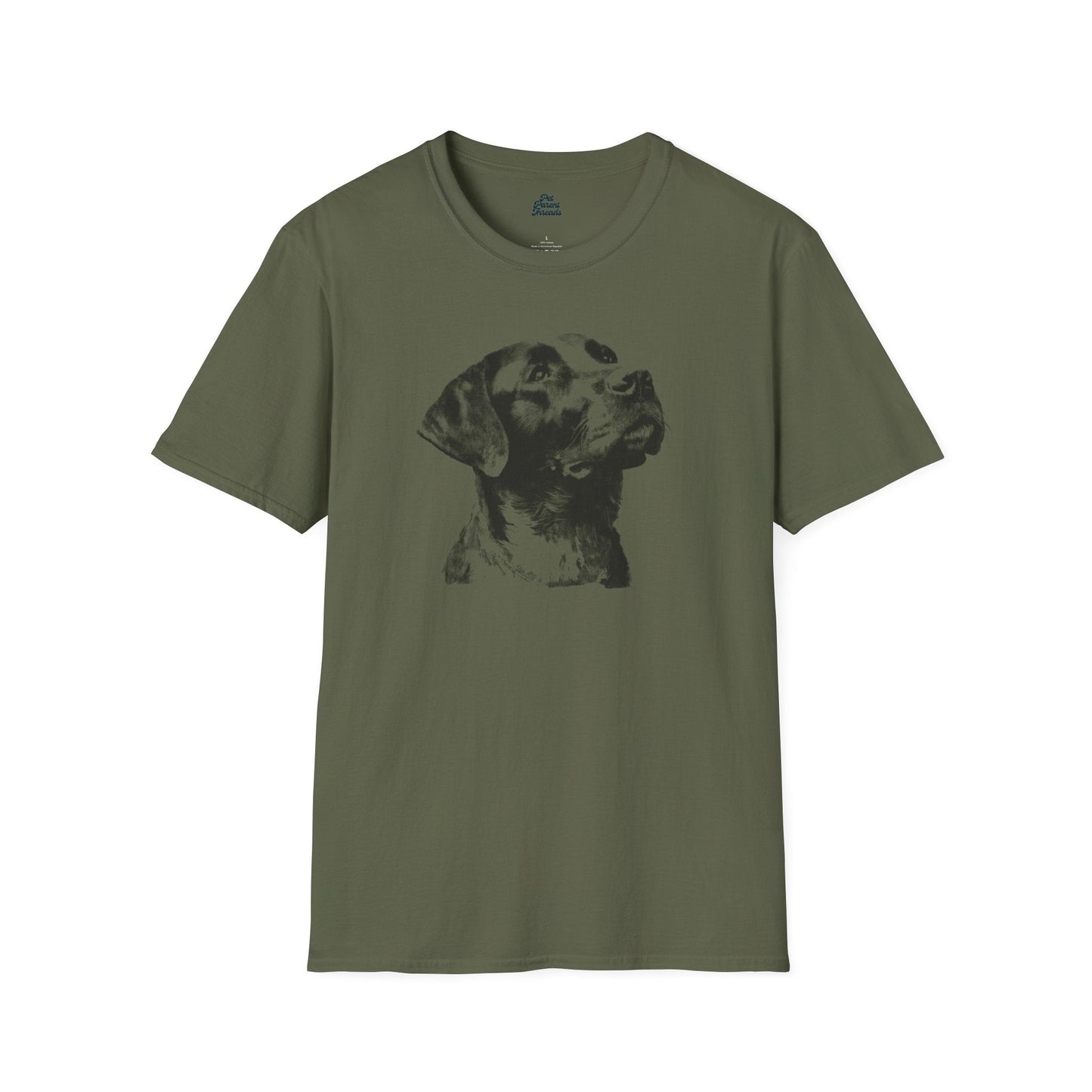 “Noble Gaze” Vintage - Inspired Labrador Tee - Pet Parent Threads