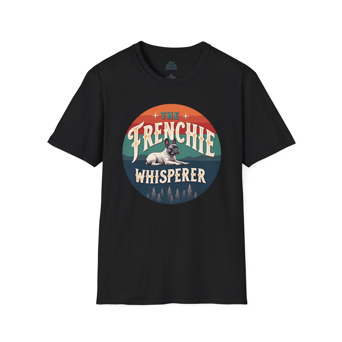 "The Frenchie Whisperer" Vintage Graphic Tee Black