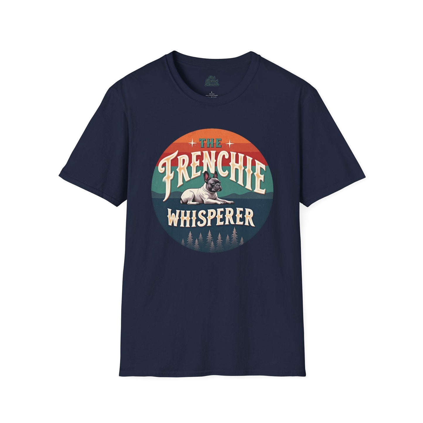 "The Frenchie Whisperer" Vintage Graphic Tee Navy