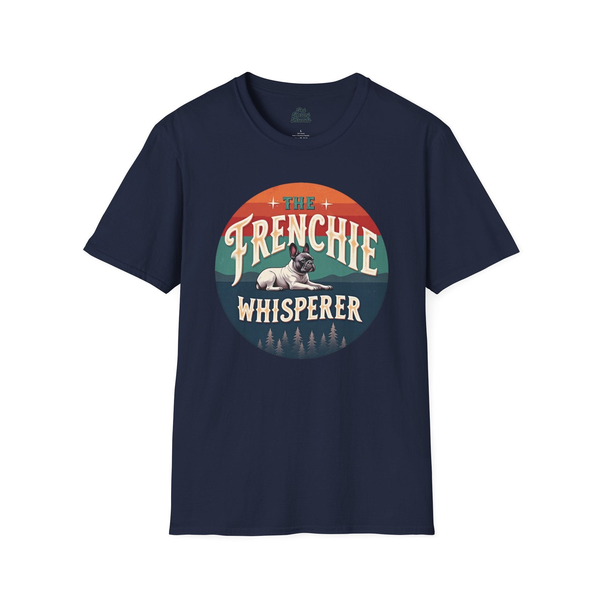 "The Frenchie Whisperer" Vintage Graphic Tee Navy