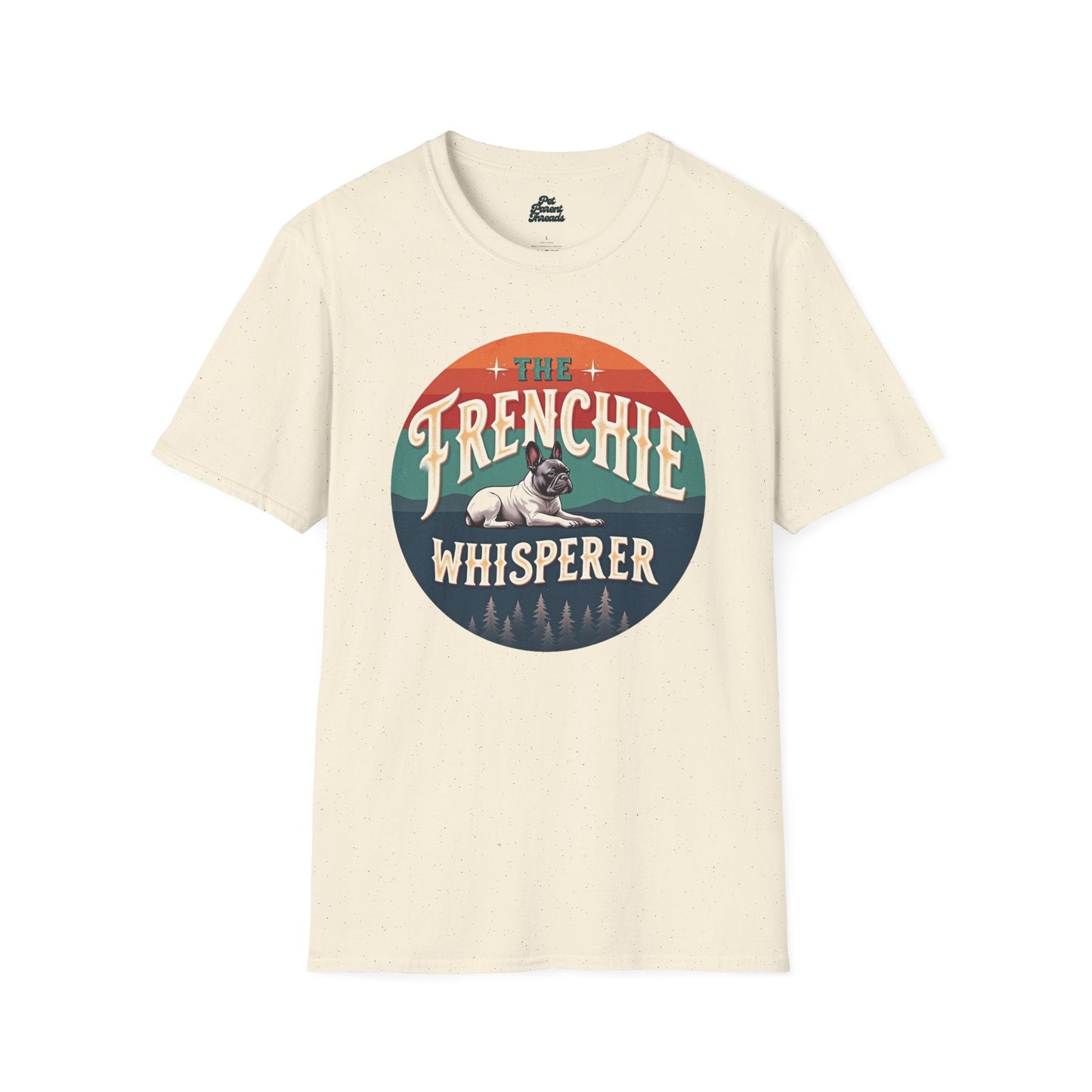 "The Frenchie Whisperer" Vintage Graphic Tee Natural
