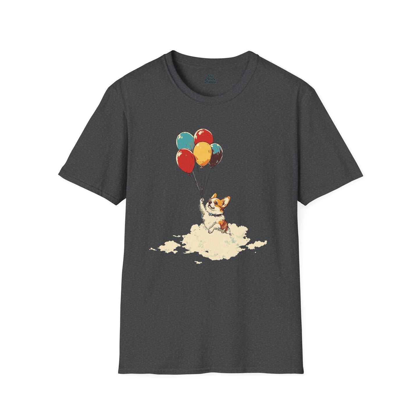 Up Up and Away Corgi Graphic Tee - Pet Parent Threads