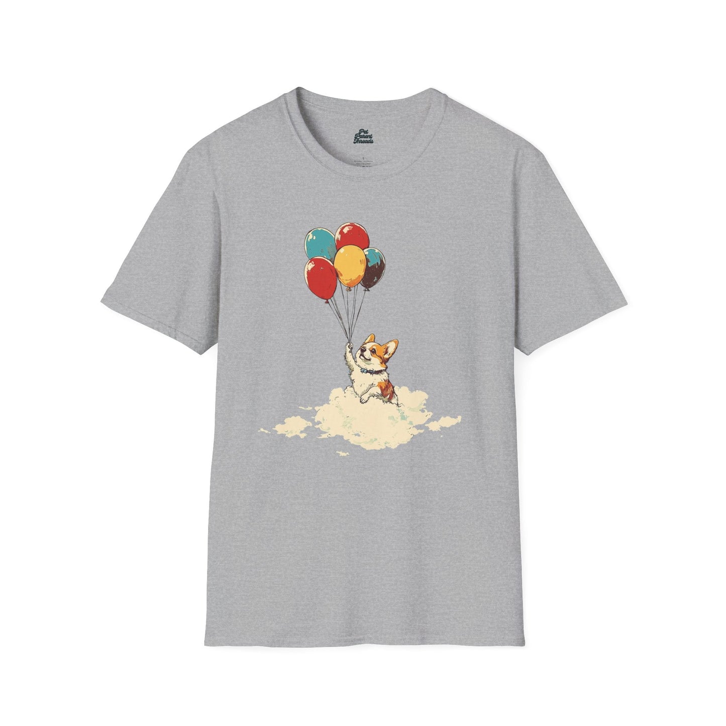 Up Up and Away Corgi Graphic Tee - Pet Parent Threads